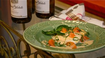 Seared Halibut with Grapefruit Beurre Blanc